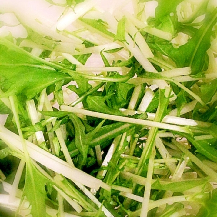 しなびた水菜（野菜）を簡単シャッキリの裏技！？☆